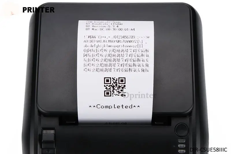 

58mm Multi Interfaces Wired Desktop Receipt Printer with Auto Cutter Small ticket printer Thermal printer Automatic paper cut