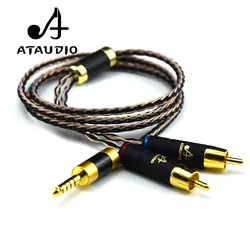 ATAUDIO HIFI 4.4mm do 2 kabel Audio RCA Sony WM1A/1Z PHA-1A/2A Z1R 4.4mm aktualizacji kabel