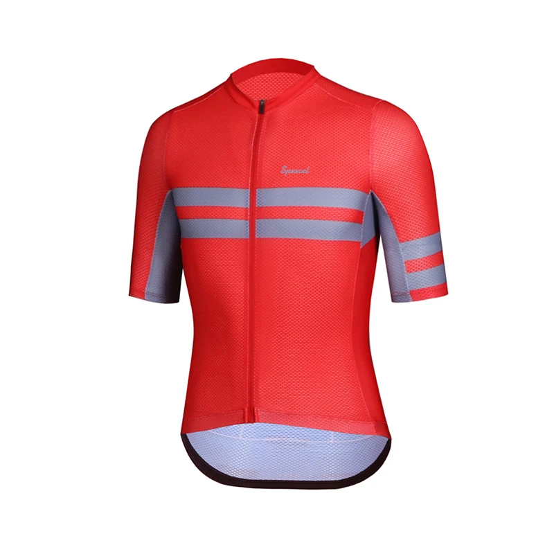 SPEXCEL-Leve Conjunto De Jersey De Ciclismo, Manga Curta, Tecido De Malha, Race Fit, Camisolas De Bicicleta Quick Dry e Shorts Bib, Verão