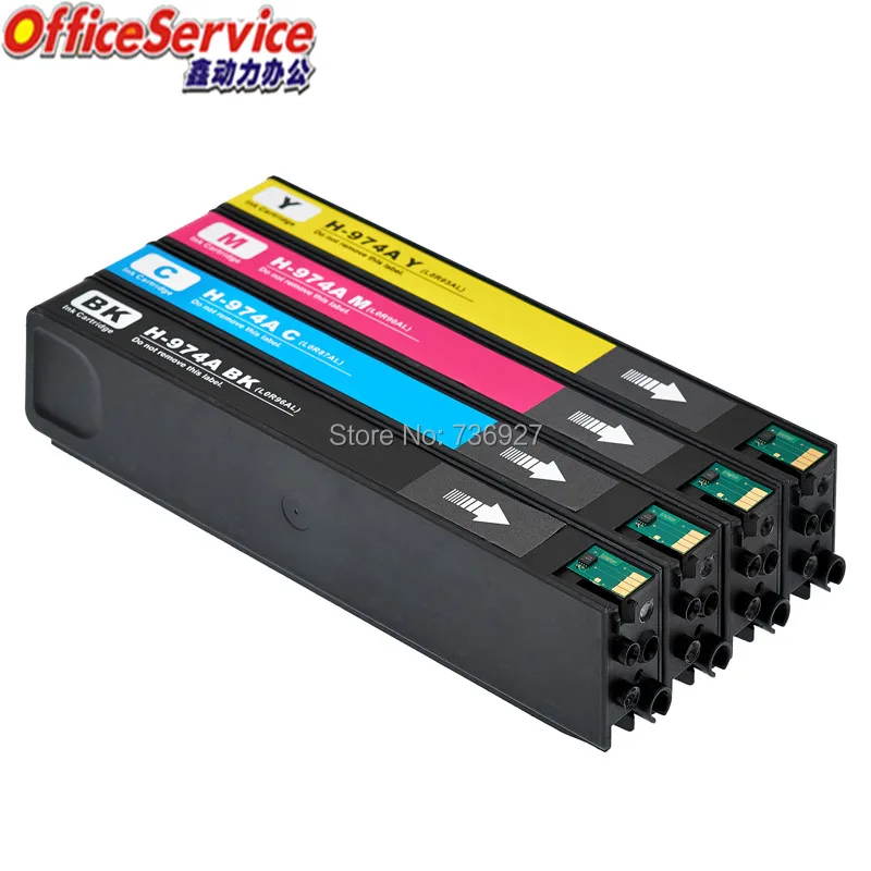 974 974A ink Cartridge Compatible For hp974A ,suit for PageWide P55250dw P57750dw 477dw 552dw 577dw  352dw 377dw 452dw Printer