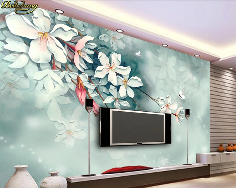 

beibehang Custom photo wallpaper mural fantasy hand-painted cherry blossom wall papel de parede infantil wall papers home decor