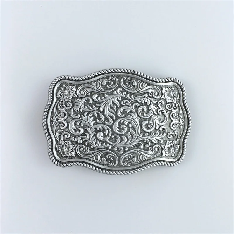 Nieuwe Vintage Western Cowboy Bloem Patroon Gesp Gurtelschnalle Boucle De Ceinture Ook Voorraad In De Ons BUCKLE-WT142AS