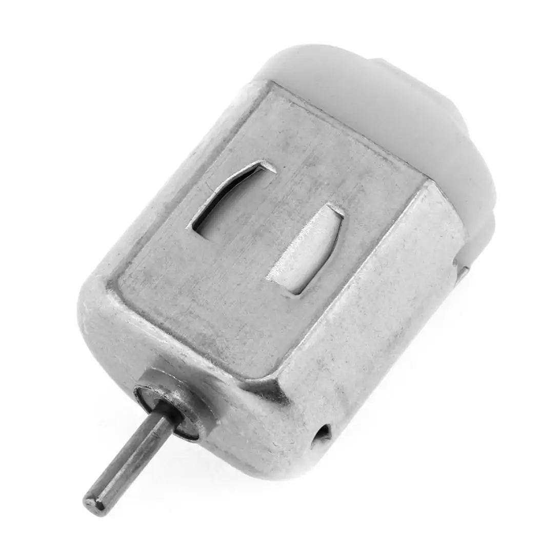 3 pz/lotto Mini 130 piccolo motore a corrente continua con diametro dell'albero di 2mm e da 1 a 6 volt per i giocattoli di modello