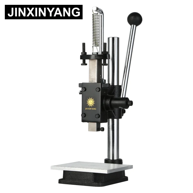 JINXINYANG Hand Press Machine Leather Manual Presses Machine Small Industrial Hand Press Mini Industrial Punching Machine