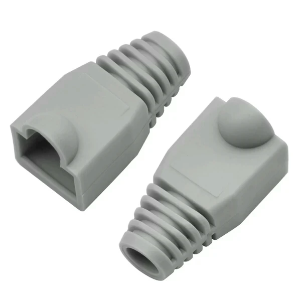 Cubierta de conector rj45 cat5e cat6, botas de tpu multicolor, manga protectora, conectores de red ethernet