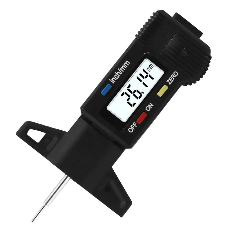 Digital Tread Brake Pad Shoe Car Tyre Gauge Depth Tester Precision Measuring Caliper Tool