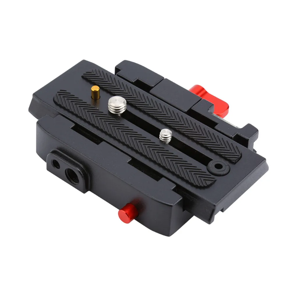 Aluminum Alloy Quick Release Plate Assembly P200 Clamp Adapter for Manfrotto 577 501 500AH 701HDV Q5 Camera Tripod Accessories