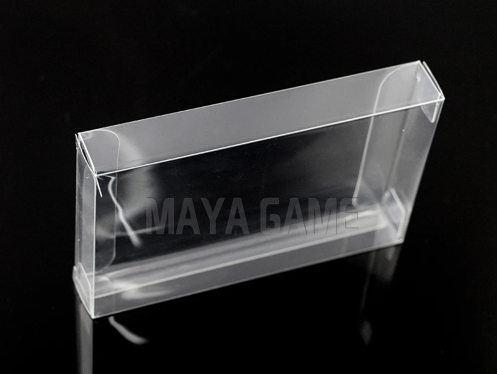 OCGAME 50 قطعة/الوحدة رائجة البيع ل SNES علبة خرطوشة عربة حامي بطاقة كم صندوق شفاف جودة عالية