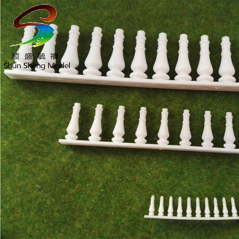 Diy 1:25 sand table model building villas guardrail Different specifications Garden railing fence fence