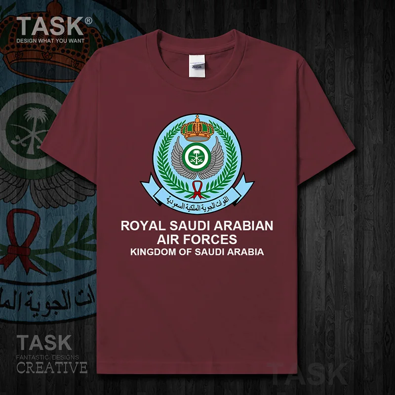 Air Force Saudi Arabia SA SAU sports casual jerseys Tactical clothes Short sleeve new Tops t shirt mens cotton   01