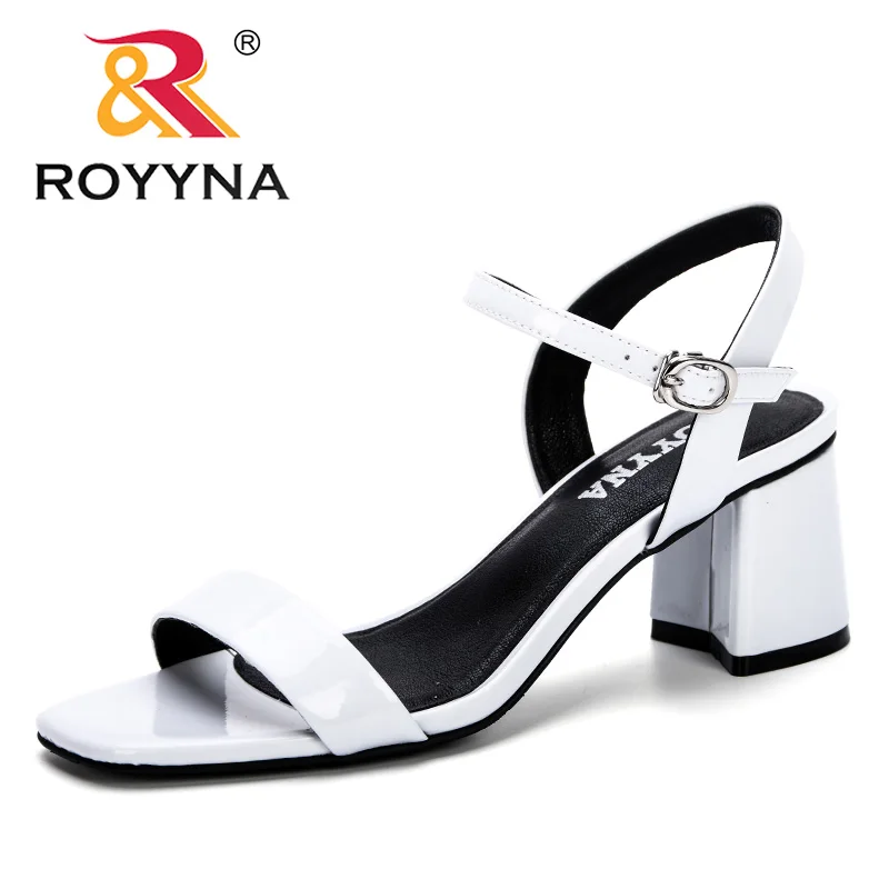 ROYYNA New Woman Sandals Comfy Summer Women Concise Open Toe Casual Shoes Woman Fashion Thick Bottom Wedges Sandal Feminimo