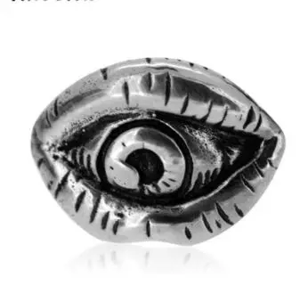 Punk Evil Eye Stud Seed Of Lucifer Fallen Angels Satan Earring Gothic Jewelry