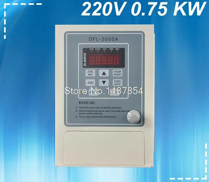 

0.75KW inverter VFD 220V VARIABLE FREQUENCY DRIVE INVERTER 1 phase input 3 phase output 220v ac motor