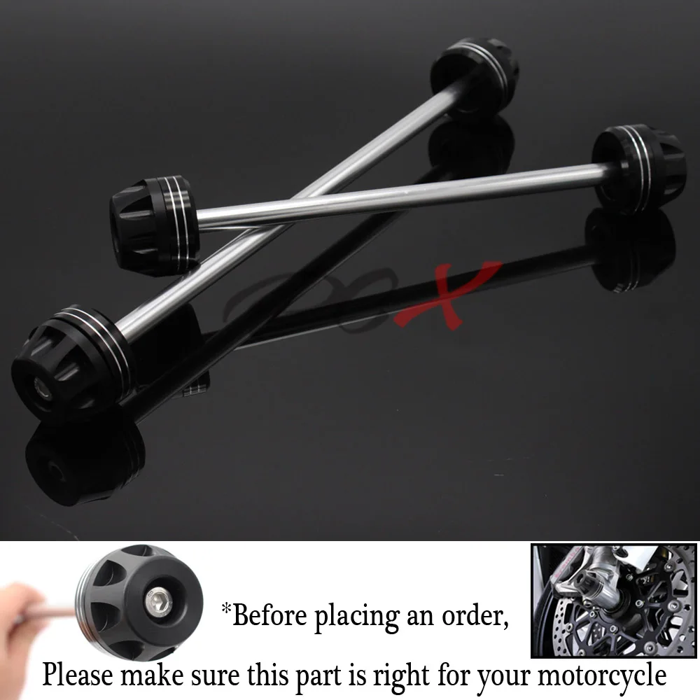 

Motorcycle Aluminum Front & Rear Axle Fork Crash Sliders Wheel Protector For SUZUKI GSX-R 1000 GSXR1000 2001 2002 2003 2004