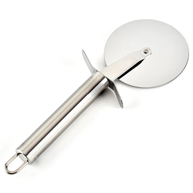 Stainless Steel Round Pizza Cutter Cake Knife Tools Pizza Wheels Scissors Ideal for Pizza Pies Waffles and Dough Cookies