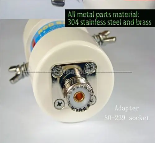 1:1 HF Balun Waterproof for 160m - 6m Band (1.8 - 50MHz) 500W for Shortwave antenna balun Short wave