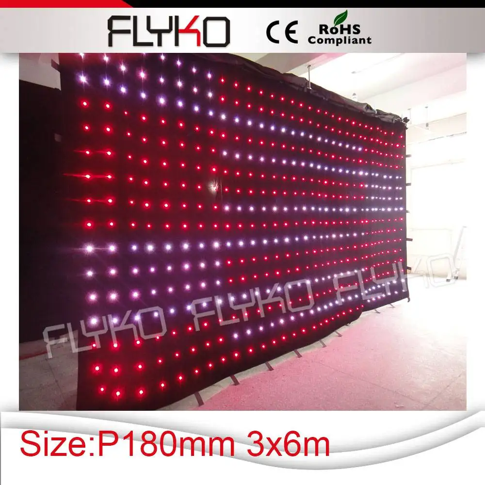 

Free Shipping Best Price of led video curtain with controller