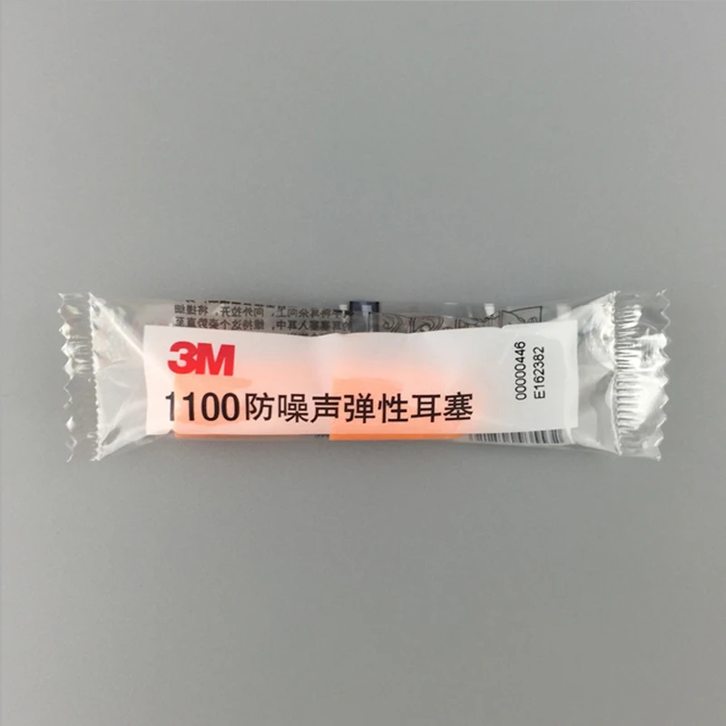 20pairs 3M 1100 Authentic Slow Reboun Foam Soft EarPlugs Noise Reduction Norope Earplugs Swimming Protective earmuffs