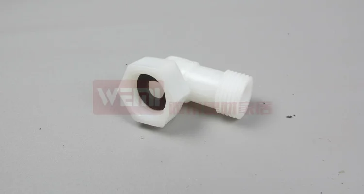 Abs plastic interface right angle joint wire outside the wire washer corner connector shower room accessories