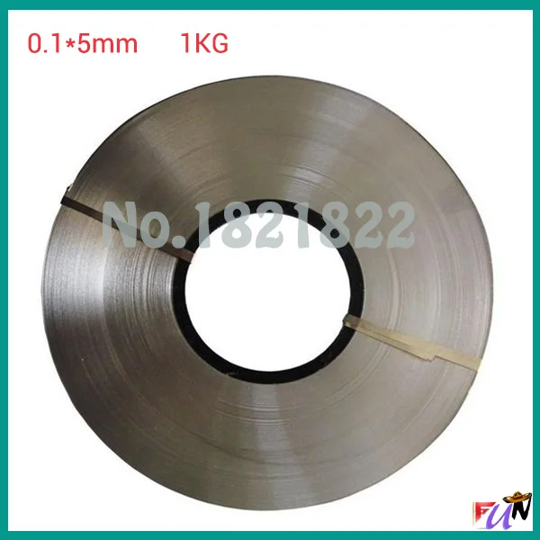 

0.1x5mm 1kg Per Roller Battery Nickel Steel Welding Tab Panel Solder 18650 With Different Size