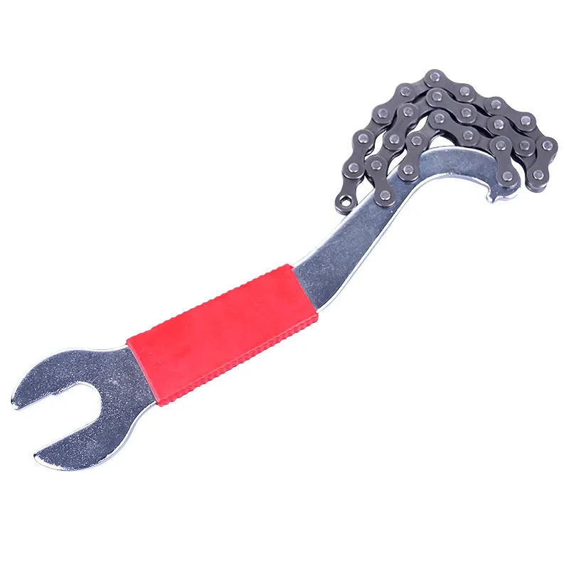 Bicycle Freewheel Cassette Removal Chain Whip Sprocket Spanner Wrench Bike Repair Service Tools TOL-123