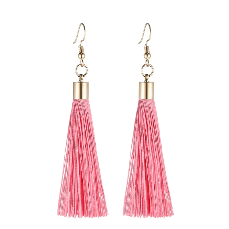 LOVBEAFAS Fringe Quaste Ohrringe Für Frauen Gold Farbe Vintage Lange Tropfen Baumeln Ohrringe Mode Hochzeit Schmuck Party Geschenk – Detail 6