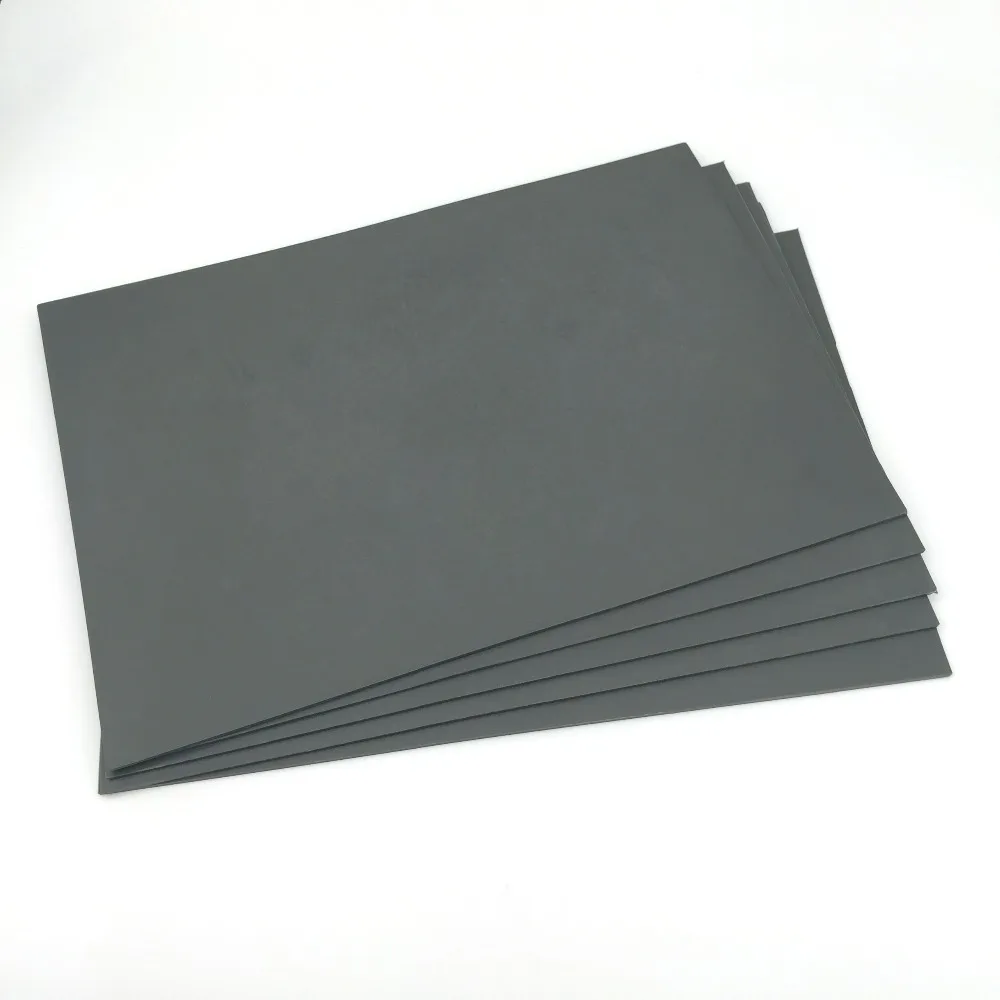 1pc Gray Laser Rubber Sheet Oil Abrasion Resistance Laser Engraving Stamp for Laser Printing Machine A4 297 x 211 x 23mm