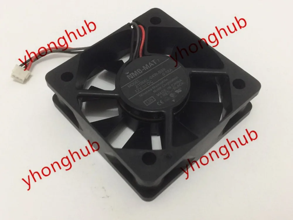 

NMB-MAT 2106KL-04W-B59 L05 DC 12V 0.18A 3-Wire 50x50x15mm Server Cooling Fan