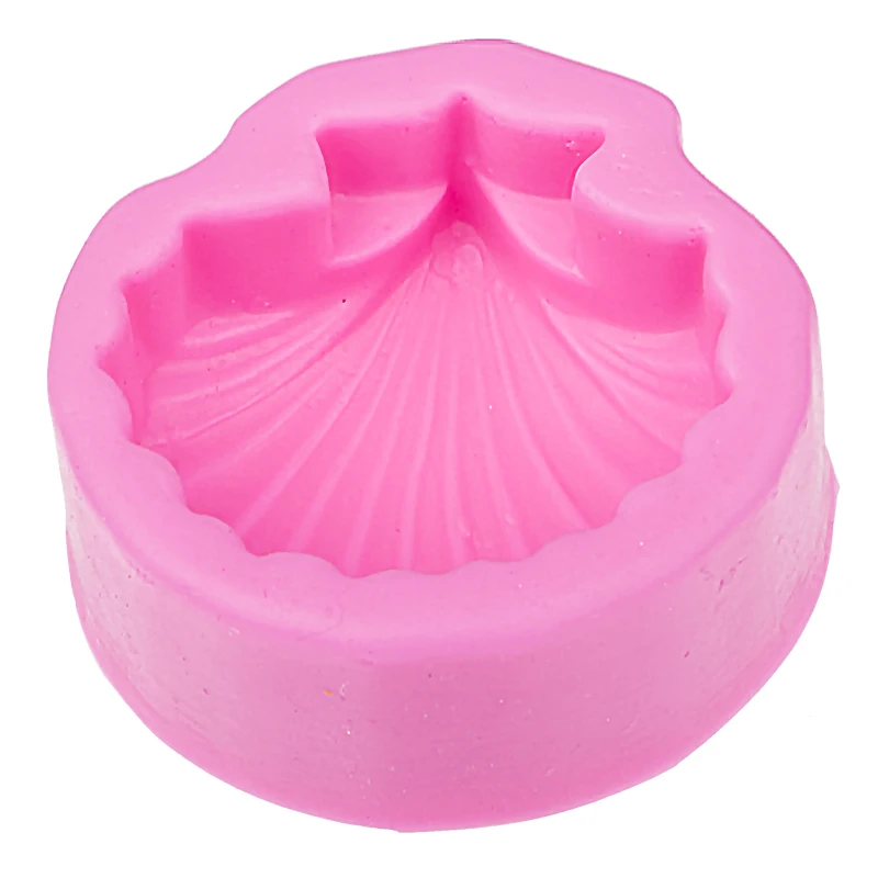 Big Famous Sea Shell Shape 3D Silicone Fondant Cake Mold Tools Bakeware  E598