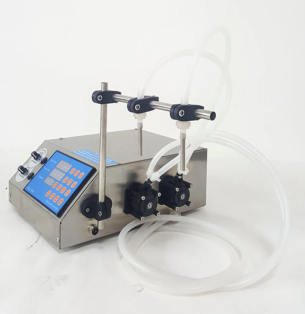 

GZL-80 new Digital essential oil filling machine with 2 nozzles model peristaltic pump perfume filler