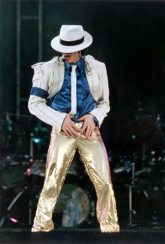 

MJ Custom Made Costume Child Adult Michael Jackson Cosplay Stripes Smooth Criminal Suit Jacket +Pants+Shirt+Hat+Tie