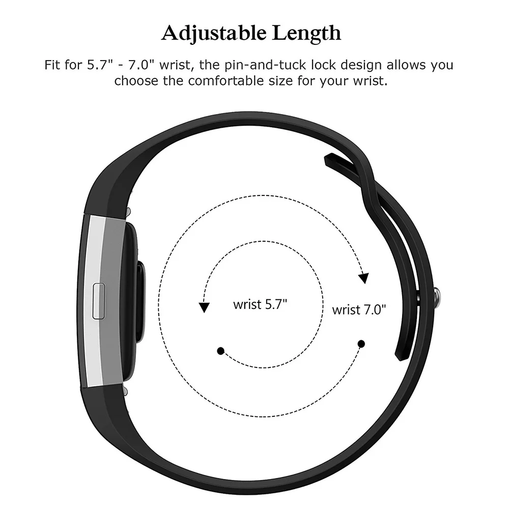 シリコーン時計バンドfitbit充電2スポーツシリコンバンドリストストラップfitbit充電2スマートリストバンドスマートアクセサリー