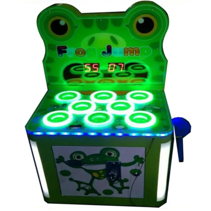 

Iron Cabinet Hammer Hit Frog Coin Operated Game Machine For Kids In Shopping Mall