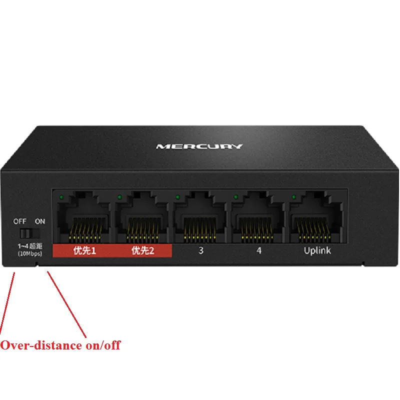 

5 ports 1000Mbps data Switch, Plug&Play, MCS1505D, NVR Camera Network Switch Mini Desktop Ethernet Network Switch of CCTV Camera