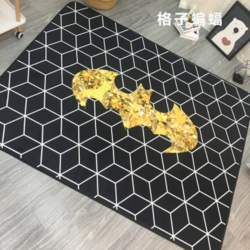 

Child Bedroom Play Carpets For Living Room Cartoon Rugs Crystal Cashmere Carpet Coffee Table large Area Rug Kids Game Crawl Mats