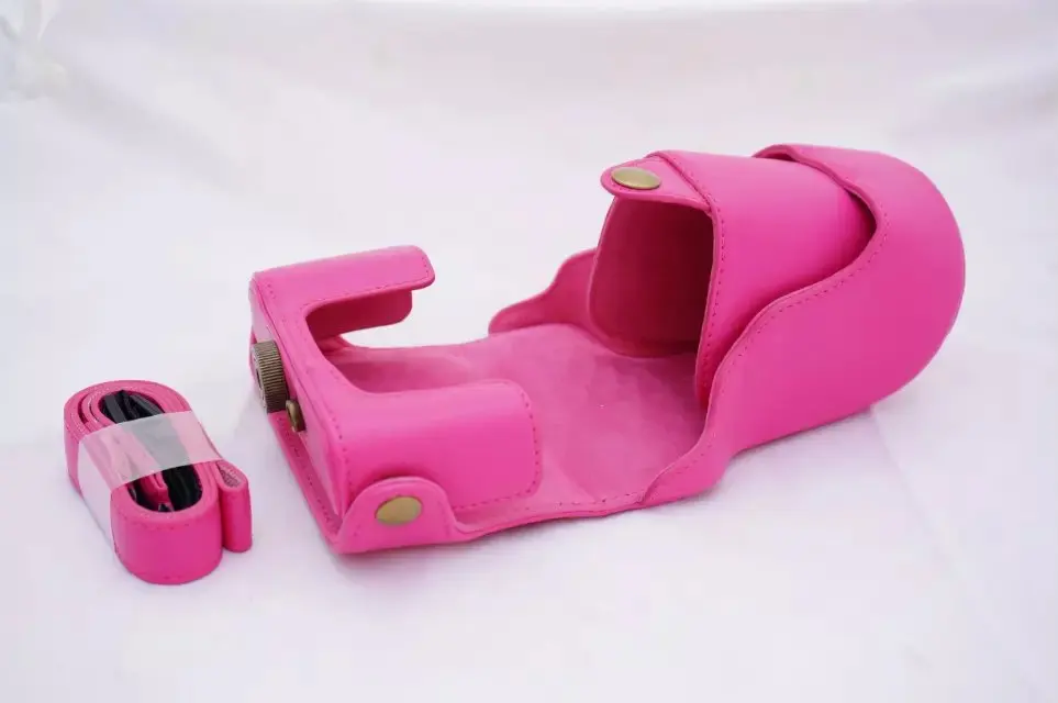 حقيبة كاميرا فيديو PU ، تناسب Fujifilm ، فوجي XM1 ، XA1 ، XA2 ، كاميرا رقمية