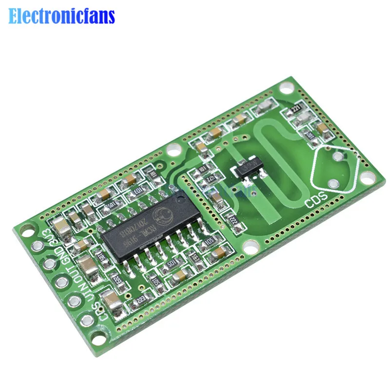 2Pcs RCWL-0516 Rcwl 0516 Microwave Radar Sensor Manusia Sensor Tubuh Sensor Modul Induksi Modul Saklar Output 3.3V