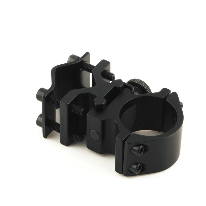 Adaptador de montaje Universal para visor láser, soporte de linterna para Rifle de caza, montaje de Clip, riel Picatinny para acampar