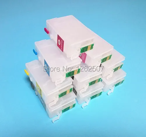 T1571-T1579 T157 R 3000 30ML 9Colors Refillable Ink cartridge For Epson Stylus Photo R3000 Printer With Permanent Chips