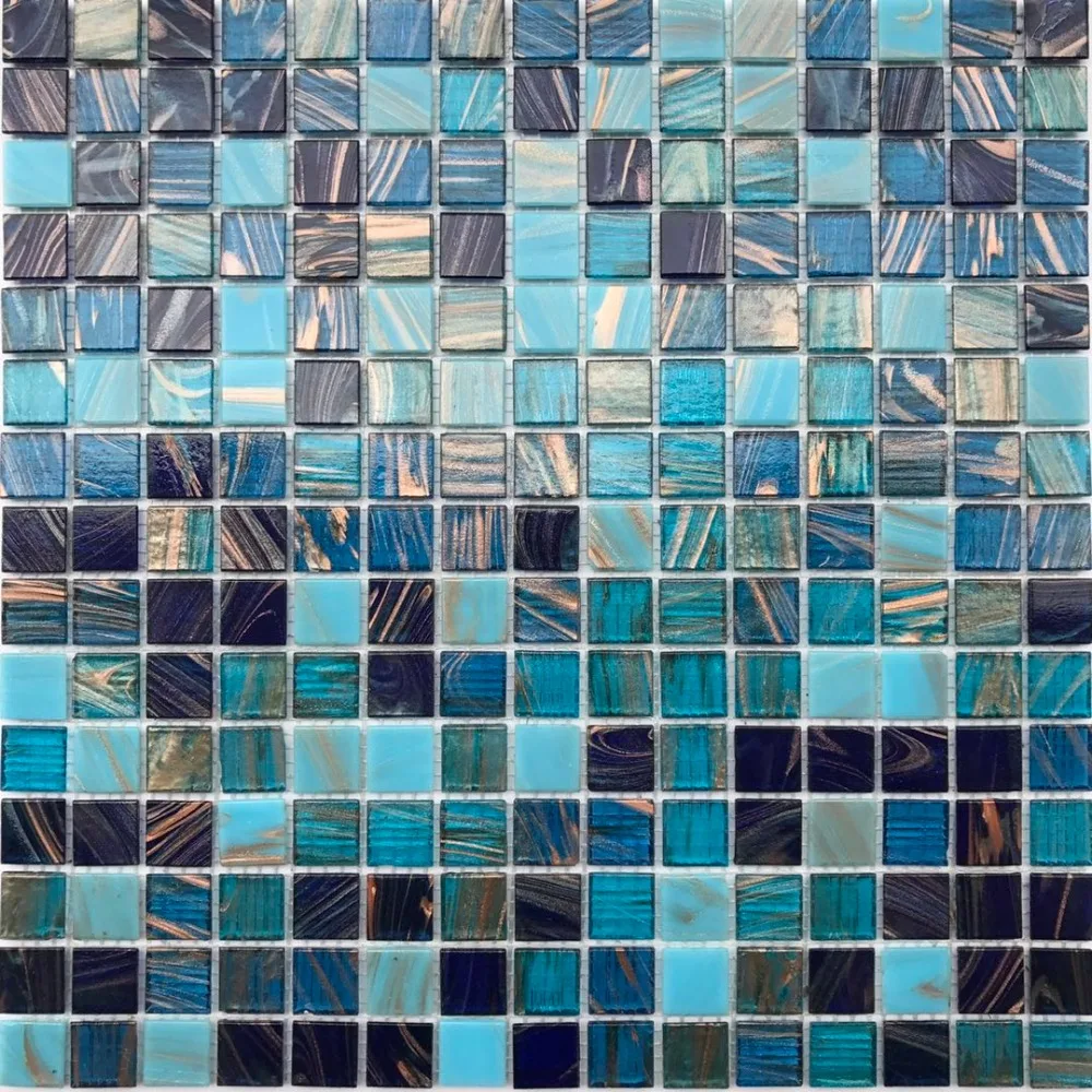 

Iridescent Gole Line Blue White Glass Mosaic Tile for kitchen backsplash bathroom Shower wall tile sticker Free shipping ,22 pcs