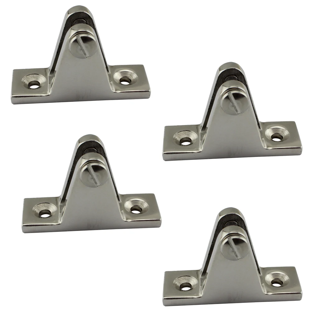 

Stainless Boat Deck Hinge Bimini Top Fitting 90 Degree Pin Mounting Marine Hardware 4pcs