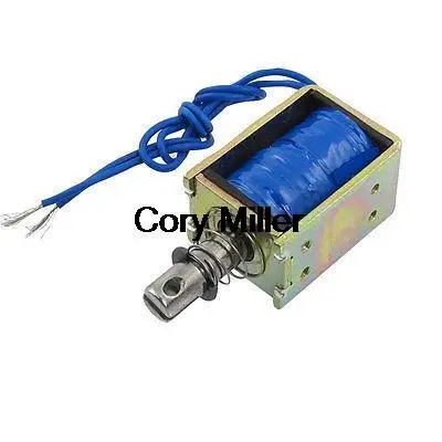 

10mm Stroke 0.2Kg Holding Force DC 12V 1A Solenoid Electromagnet