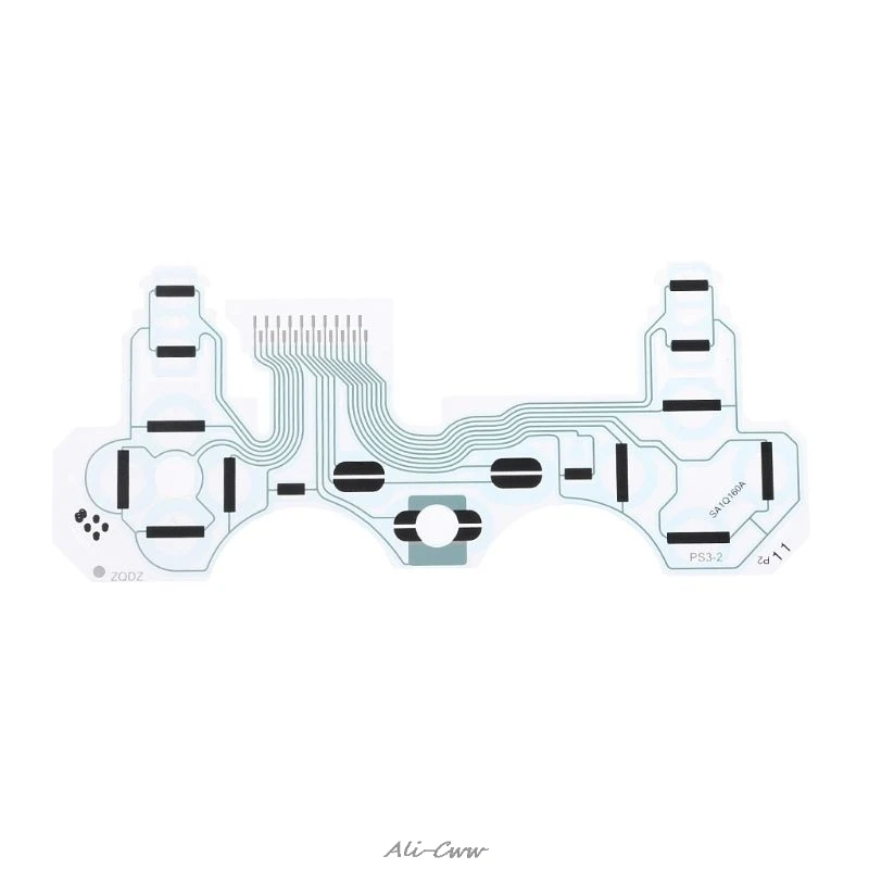 

Circuit Film Button Ribbon Conductive Keyboard Flex PCB SA1Q160A Replacement for PS3 Playstation 3 Vibration Handle Controller