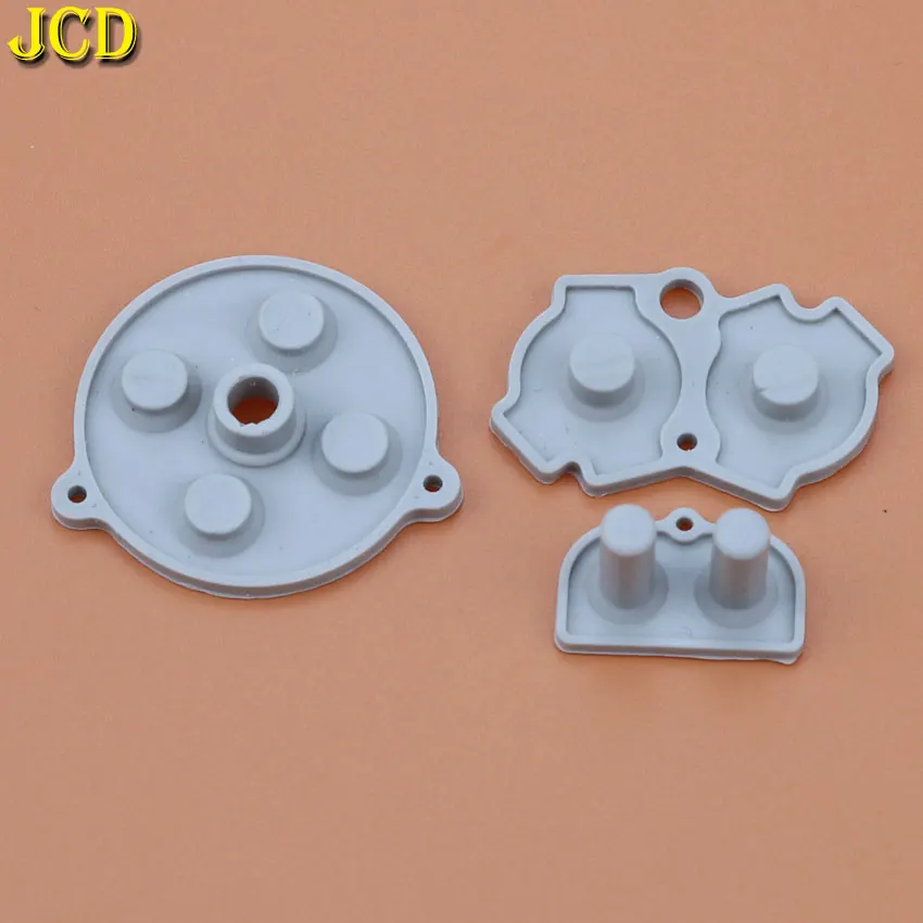 JCD-Juego de botones conductores de goma coloridos, A-B d-pad para GBA, silicona, selección de inicio, teclado