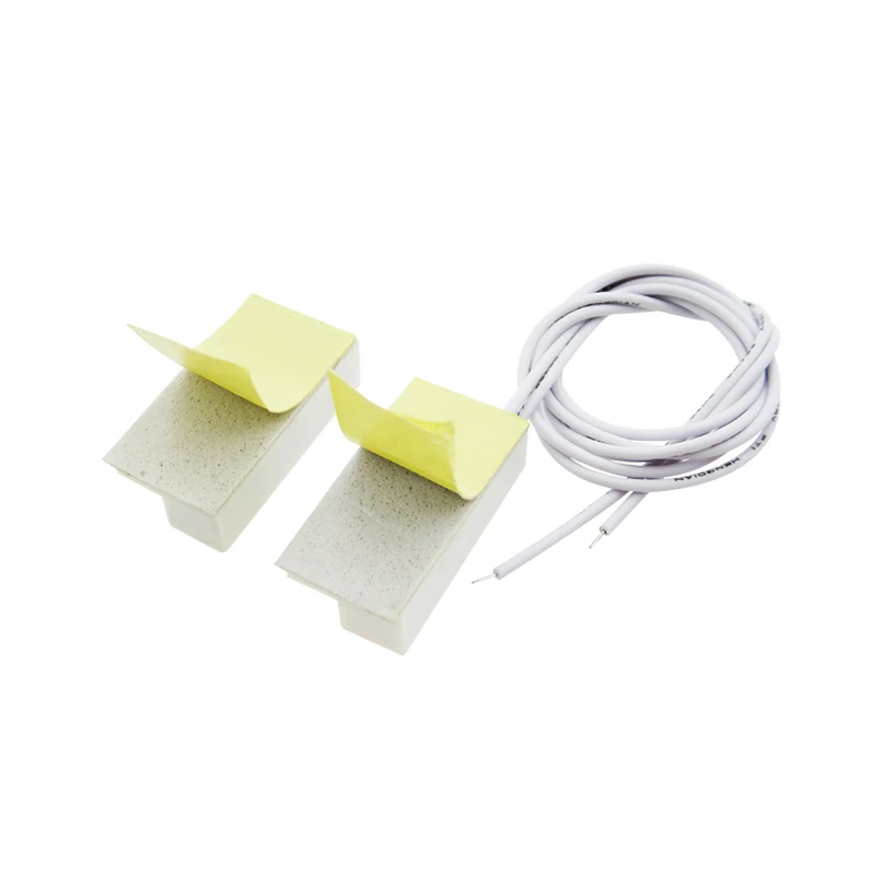 50pairs= 100pcs MC-38 MC38 Wired Door Window Sensor Magnetic Switch Home Alarm System normally closed NC