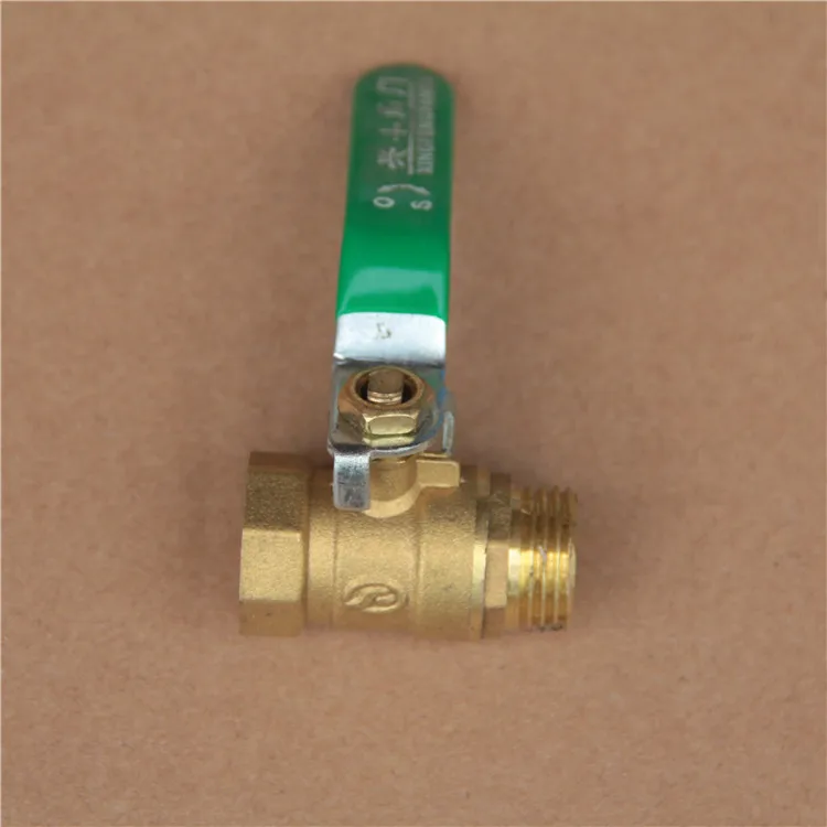 Pneumatic Ball Valve Pagoda Small Ball Valve Switch 1, 2 points, 1/4 Bama Air Release Valve Thickened Copper Ball Valve