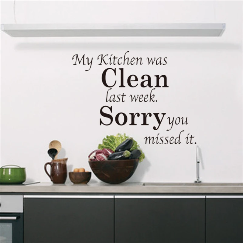 Enjoy Your Cook Time Kitchen Rules Bon Appetit Quotes Wall Stickers For Home Decoration Waterproof Mural Art Diy Vinyl Decals