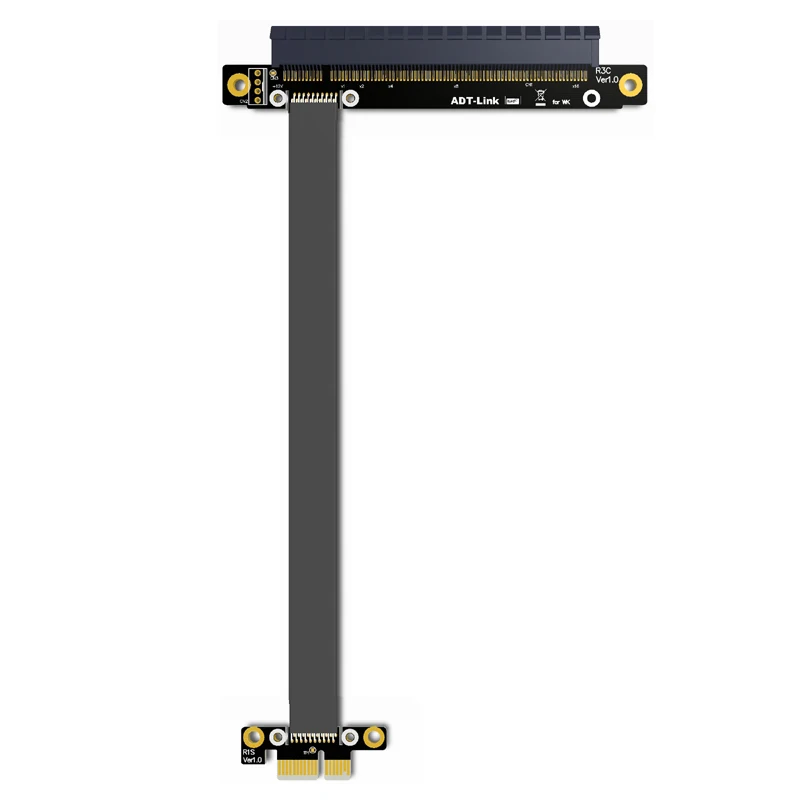 

New PCI-E 1X to 16X Riser Card Adapter Extender Cable PCIe 3.0 X1 PCI Express Graphics Card Extension Cable for BTC Miner Mining