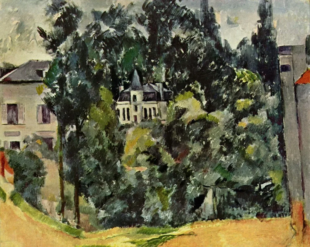 

oil paintings,Handmade Oil Painting Reproduction on linen canvas,castle-of-marines-1890 BY paul Cezanne ,landscape oil painting