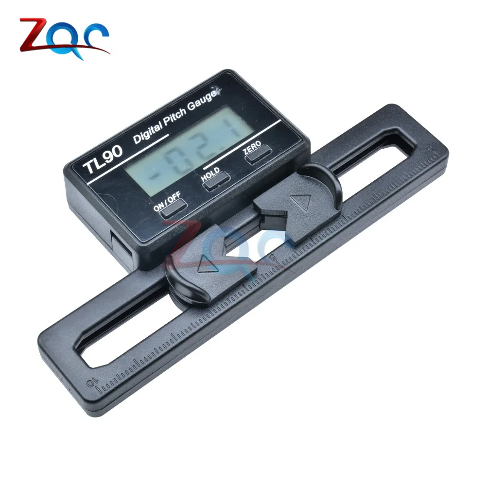 TL90 LCD Digital Pitch Gauge ruler measure tool for T-REX 250 450 500 550 600 700 Rotor System RC Helicopter